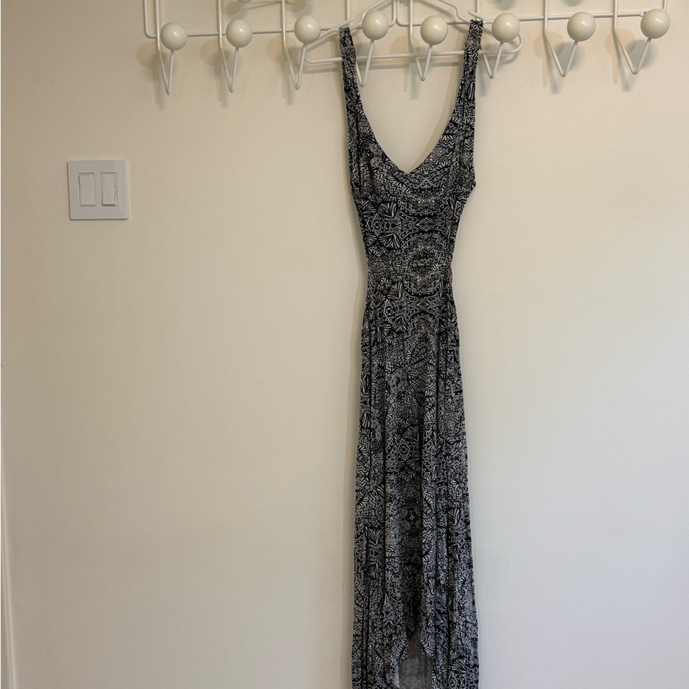 Billabong Black Sequin V-Neck Maxi Dress